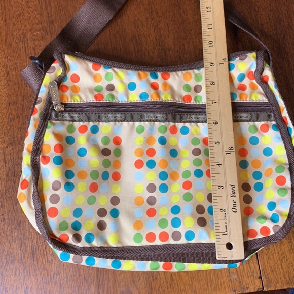 LeSportsac polka dot vintage crossbody - Picture 3 of 8